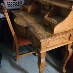 Rustic Wood Writing desk