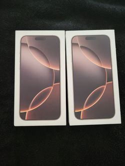Iphone 16 Pro Max boxes