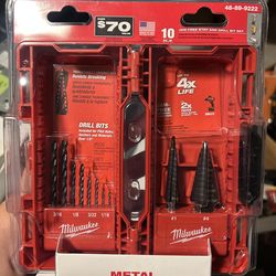 Milwaukee Black Oxide Step Drill Bit Set