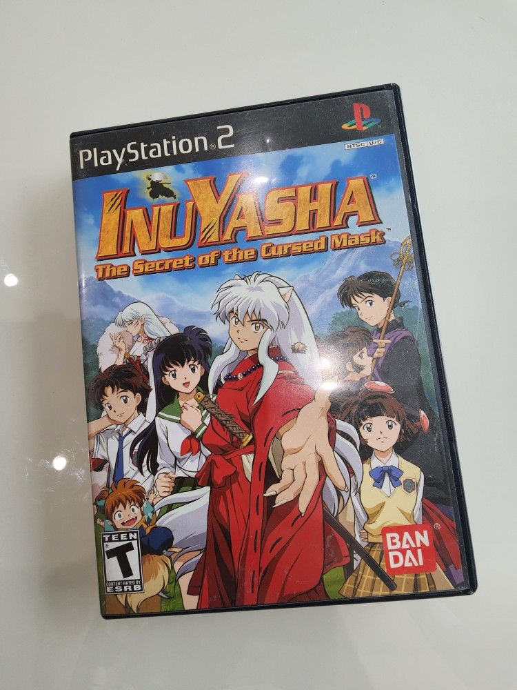 Inuyasha The Secret Of The Cursed Mask PS2 English Release 1 Of 2