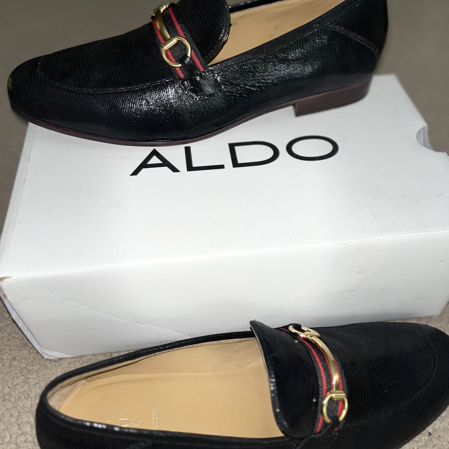 Black Aldo Dress Shoe Size 13