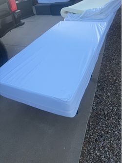 Twin bed and frame