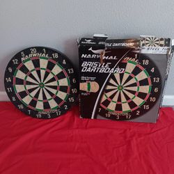Narwhal Bristle Dartboard 