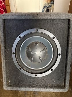 Kenwood 12in Subwoofer and amp