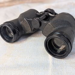 Vintage Sears Discoverer Zoom Binoculars 6x–12x30 – Compact & Clear Optics