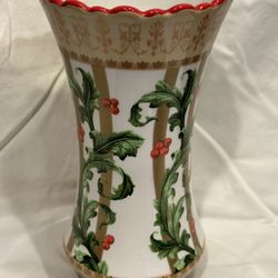 Laura Ashley Home Christmas Vase