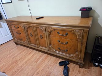 Day bed with tumbler and dresser