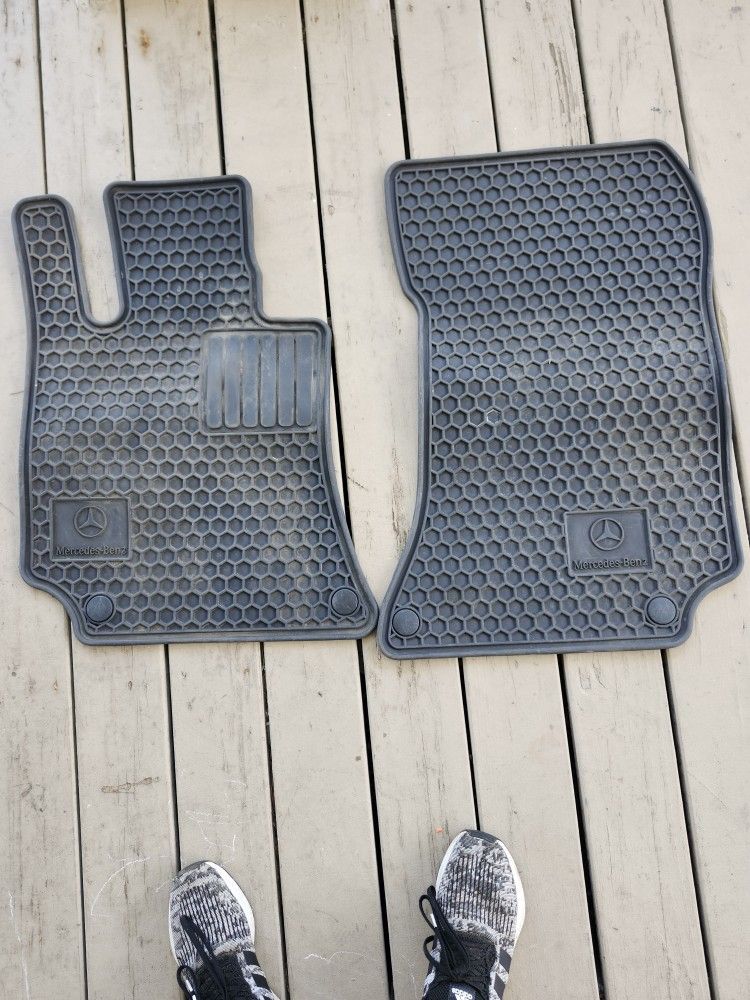 OEM mercedes benz all season driver and passenger floor mats