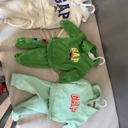 3 Gap Sweatsuits  6-12month 