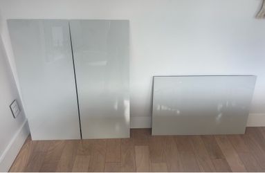 Samsung Bespoke 30 cu. ft. 3-Door French Door Smart Refrigerator WHITE GLASS PANELS ONLY!