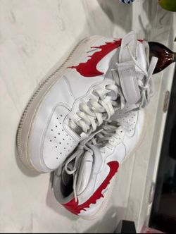 Nike Air Force 1 Blood Shoes (Size 10)