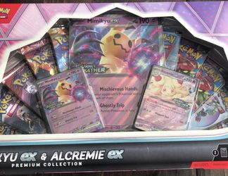 Mimikyu Ex & Alcremie Ex Premium Collection 
