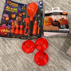 Pumpkin Carving Kit And Decorations 