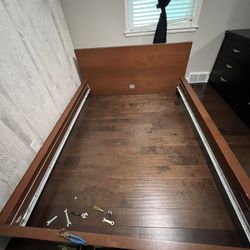 Queen Frame And mattress 