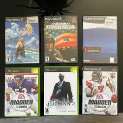 Retro Playstation Ps2 & Xbox Video Games