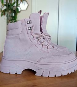 ASOS FAUX LEATHER MILITARY PLATFORM BOOT MENS 10 BRAD NEW NO BOX