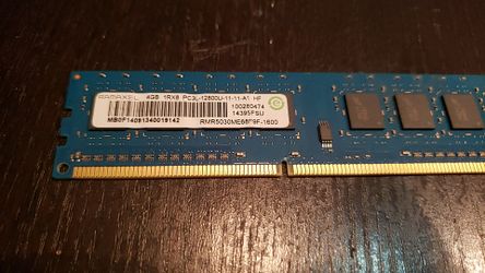 4GB PC3 12800 Desktop RAM