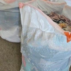 3 Large Bags Of  Lothes. All Woman. .mostly Size SMALL.  Carious Seasons.and Styles. 