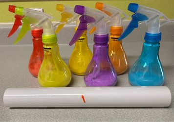 Painting spray bottle kit