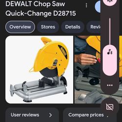 DeWalt  Chop Saw  D28715