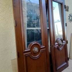 Tall Hardwood Doors