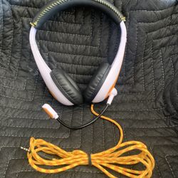 AVID Education AE-36 Classroom Computer Stereo Headset - Orange & Black