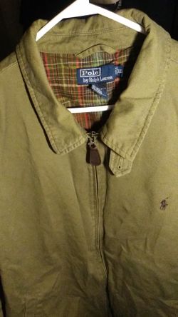 Polo Ralph Lauren Jacket size. 2XL. Army/olive-green green