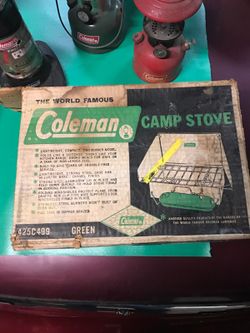 Vintage Coleman camp stove