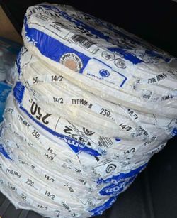 Electrical wire romex 14/2 rolls of 250ft