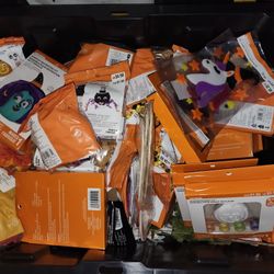 Huge Box Of Halloween Crafts 