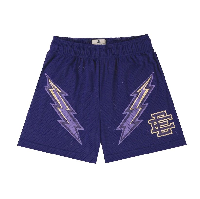 Eric Emanuel EE Basic Shorts Purple Bolts S