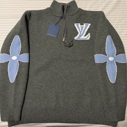 LV Gray Quarter Zip