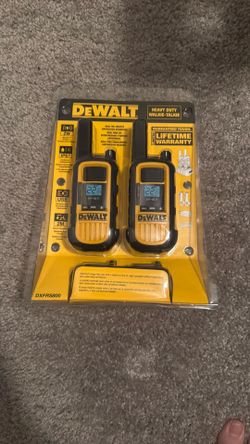 deWalt long range walkie-talkies