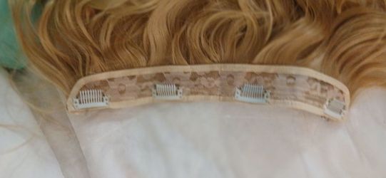 Clip in hair extensions