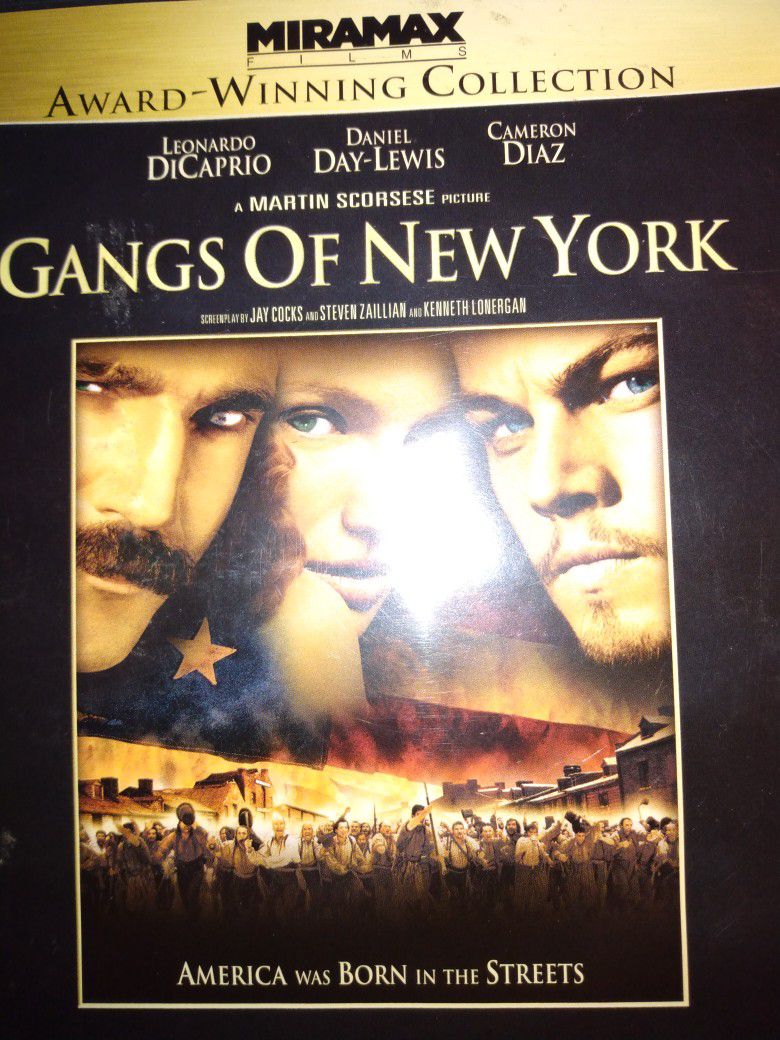 Gangs Of New York Miramax Films Award-winning Collection. Two Disc Set.