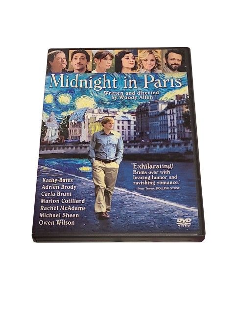 Midnight in Paris DVD Starring Owen Wilson, Michael Sheen, Rachel McAdams
