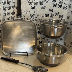 Royal Prestige Comal Cuchara Y 2 Tazones 