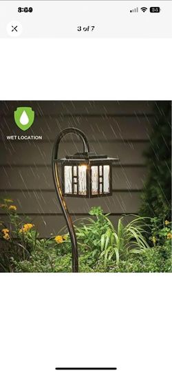 Hykolity Low-Voltage Outdoor Integrated LED Landscape Lighting 3W 185LM Oil-R...2 pcs
