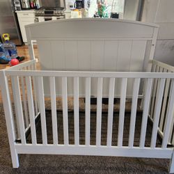 Convertible Crib With Mattress 