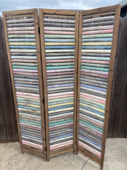 Vintage room divider multicolor
