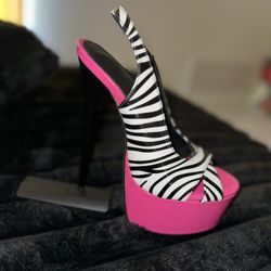 Zebra Print heels  