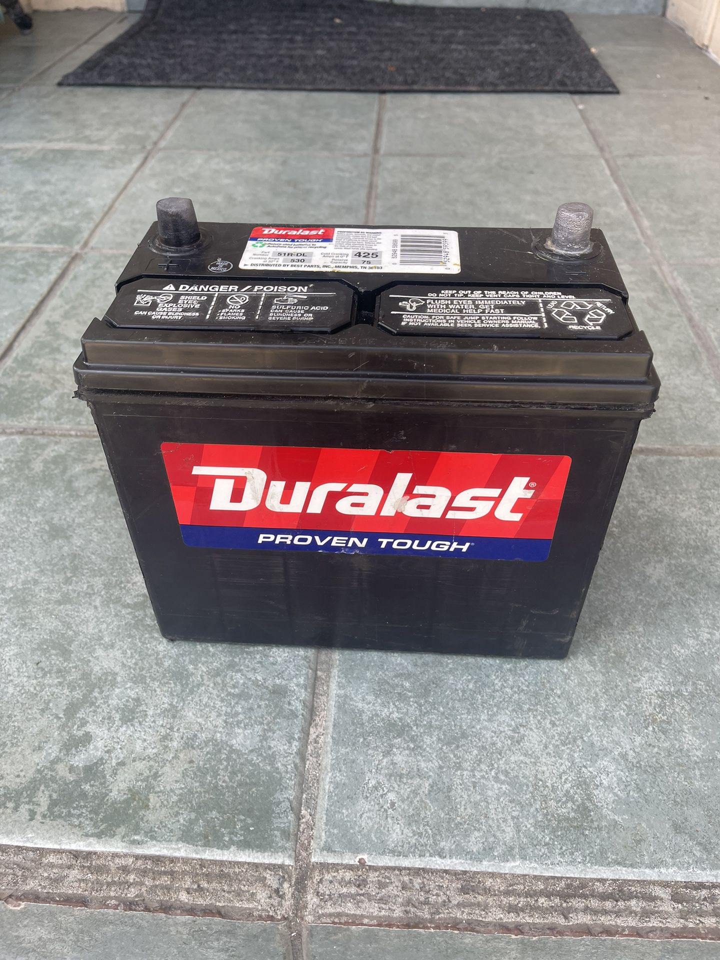 Honda Civic Car Battery Size 51r $80 With Your Old Battery