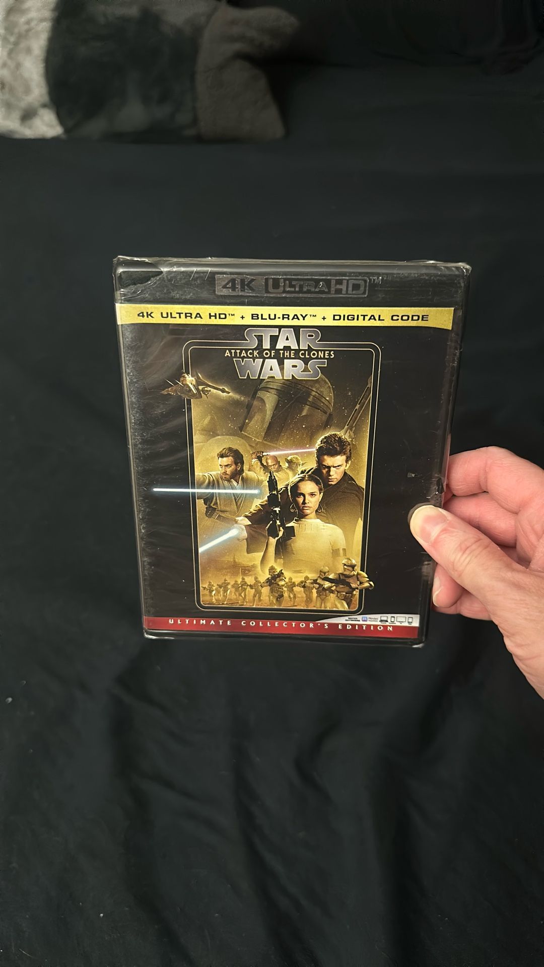 Star Wars Attack Of The Clones 4k Blu Ray Movie Unopened Brand New