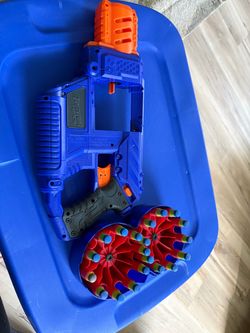 Adventure Force Double Trouble With All Darts, Motorized Dart Blaster-duel Drum rotating cylinders.