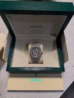 Iced Out Rolex DateJust