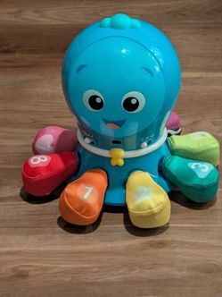 Baby Einstein Octoplush Musical Toy Octopus Plush Learning Colors Trilingual