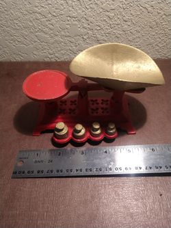 Small metal scale