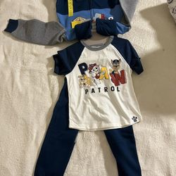 Paw Patrol Graphic Hoodie, T-Shirt, & Jogger Sweatpant, 3-Piece Athleisure Outfit Bundle Set-Toddler Boy