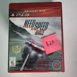 Need for Speed: Rivals Greatest Hits – PS3, Like New