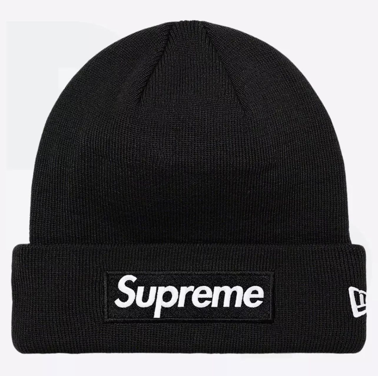 Supreme New Era Box Logo Beanie (Black)